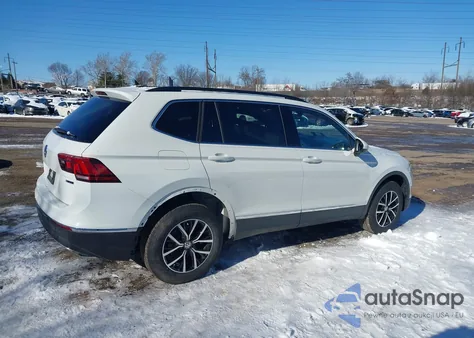 2021 Volkswagen Tiguan 2.0T Se/2.0T Se R-Line Black/2.0T Sel from USA, damaged, VIN 3VV2B7AX7MM062779